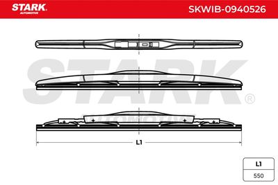 перо на чистачка STARK SKWIB-0940526