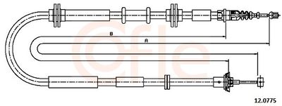 CABLU FRANA DE PARCARE