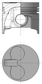 Zuiger (diameter 77mm, STD) 403D-11 404D-15