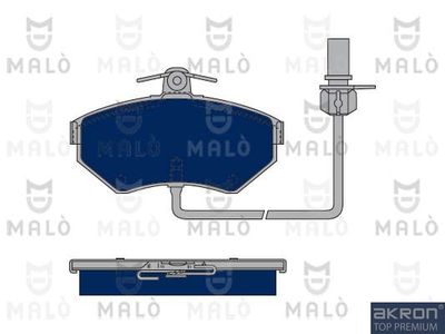 AKRON-MALÒ 1050062 Тормозные колодки и сигнализаторы  для AUDI A4 B6 Avant (8E5) 2.5 TDI quattro