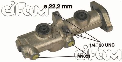 Главный тормозной цилиндр CIFAM 202-161 для ALFA ROMEO AR