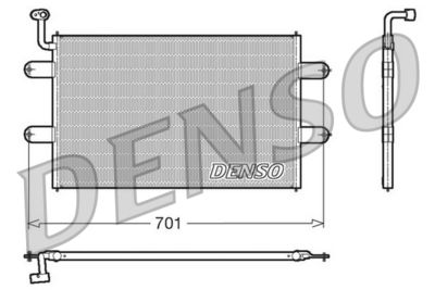 DENSO DCN27003 Радиатор кондиционера  для SEAT CORDOBA (Сеат Кордоба)
