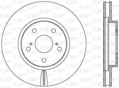 OPEN PARTS BDR2462.20 Тормозные диски  для LEXUS IS II (_E2_) 250 AWD (GSE25_)