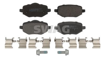 комплект спирачно феродо, дискови спирачки SWAG 33 10 9324