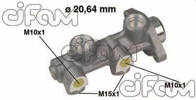 Главный тормозной цилиндр CIFAM 202-183 для OPEL KADETT