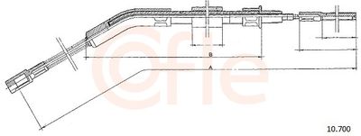 CABLU FRANA DE PARCARE