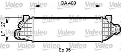 VALEO 818802 Интеркулер  для FORD (Форд)