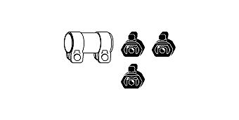 SET MONTARE SISTEM DE ESAPAMENT HJS 82234325