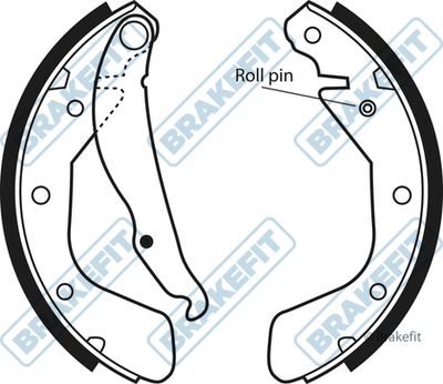 APEC Brake Shoe Set BSH1005