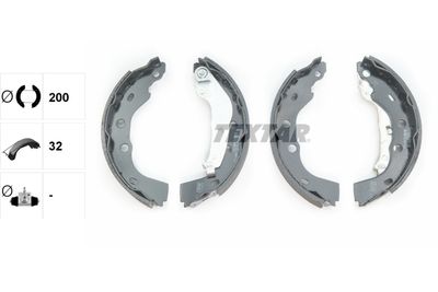 Комплект тормозных колодок TEXTAR 91074800 для SUZUKI SWIFT