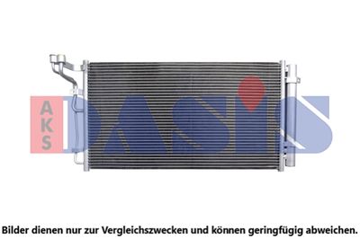AKS DASIS 562041N Радиатор кондиционера  для HYUNDAI  (Хендай Еqуус)
