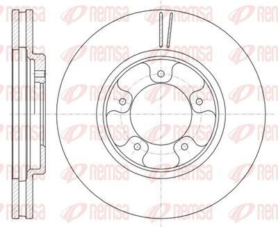 Brzdový kotouč REMSA 6939.10