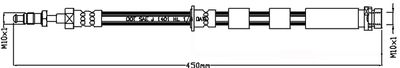 Brake Hose JURATEK JBH1299L