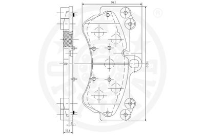 SET PLACUTE FRANA FRANA DISC OPTIMAL 12194 2