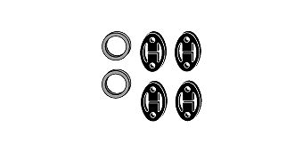 SET MONTARE SISTEM DE ESAPAMENT HJS 82438005