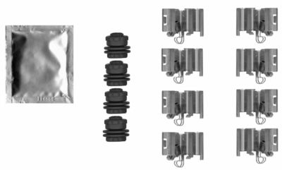 Комплектующие, колодки дискового тормоза TEXTAR 82549600 для DODGE JOURNEY