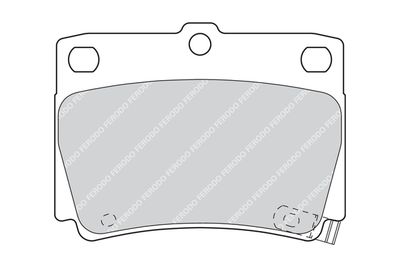 Brake Pad Set, disc brake FDB1570