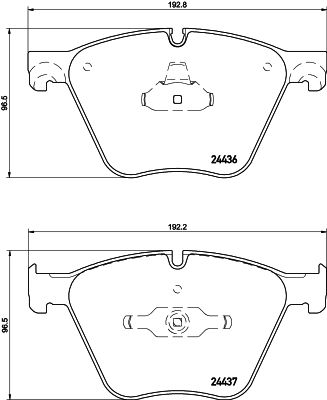 SET PLACUTE FRANA FRANA DISC HELLA 8DB355020121