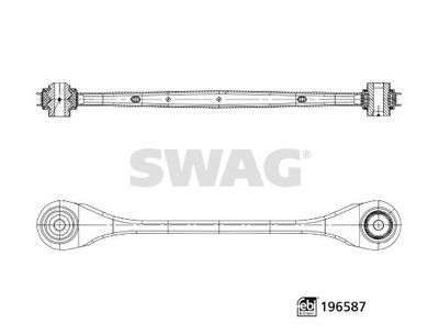 носач, окачване на колелата SWAG 33 11 2252