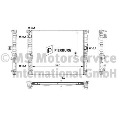 Radiator, engine cooling