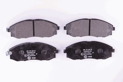 Комплект тормозных колодок, дисковый тормоз HELLA 8DB 355 009-381 для HYUNDAI H-1