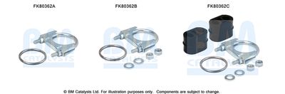 Монтажен комплект, катализатор BM Catalysts FK80362