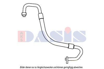 Трубопровод высокого / низкого давления, кондиционер AKS DASIS 885856N для FORD C-MAX