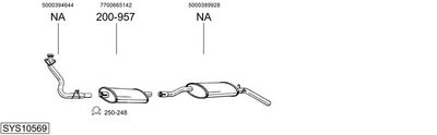 SISTEM DE ESAPAMENT BOSAL SYS10569