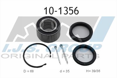 IJS GROUP 10-1356 Подшипник ступицы  для NISSAN MICRA II (K11) 1.0 i 16V