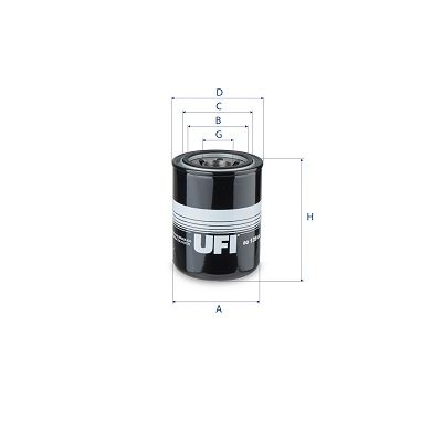 Hydraulisch filter (geschroefd) past: FENDT 2 D FARMER, 200 K FARMER, 200 S FARMER, 200 SA FARMER, 200 V FARMER, 200 VA FARMER, 201 S FARMER, 201 SA FARMER, 203 K FARMER, 203 P FARMER, 203 PA FARMER