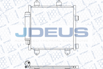 JDEUS 707M16 Радиатор кондиционера  для PEUGEOT 107 (Пежо 107)