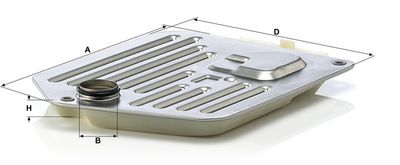 Hydraulisch filter versnellingsbak past: BMW 5 (E34), 5 (E39), 7 (E32), 7 (E38), 8 (E31) ROLLS-ROYCE SILVER SERAPH 3.9D-5.4 05.92-06.03