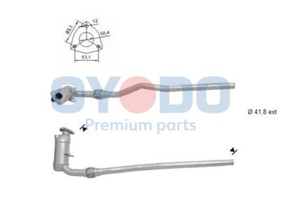 Катализатор Oyodo 10N0087-OYO для OPEL CORSA