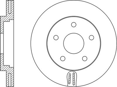 FIT FR0626V Тормозные диски  для MAZDA TRIBUTE (EP) 3.0 V6 24V 4WD