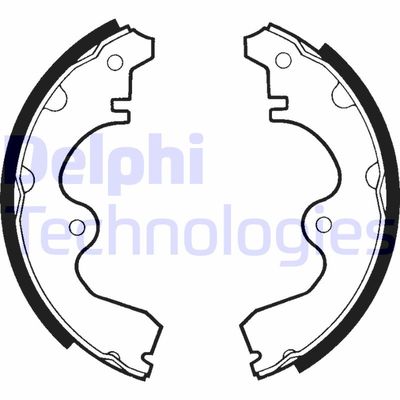 Комплект тормозных колодок DELPHI LS1333 для TOYOTA STARLET