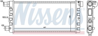 RADIATOR RACIRE MOTOR NISSENS 61814 4