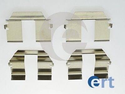 Комплектующие, колодки дискового тормоза ERT 420107 для SEAT ALHAMBRA