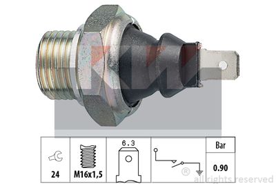 KW 500 140 Датчик давления масла для VW LUPO I (6X1, 6E1)