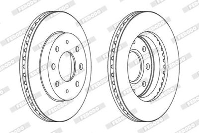 DISC FRANA FERODO DDF741C 1