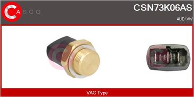 COMUTATOR TEMPERATURA VENTILATOR RADIATOR CASCO CSN73K06AS