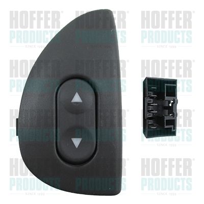 Выключатель, стеклолодъемник HOFFER 2106529 для FIAT SEICENTO