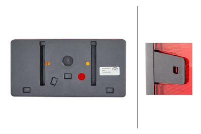 Achterlicht Links (P21W/R10W, 12/24V, met indicator, anti-fog licht, met stoplicht, parkeerlicht)