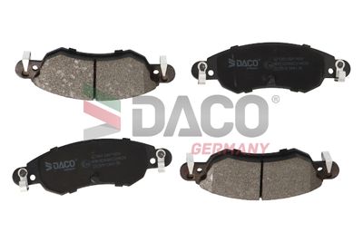Комплект тормозных колодок, дисковый тормоз DACO Germany 321943 для CITROËN C5