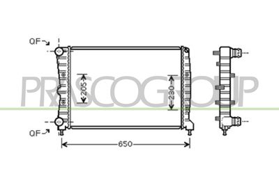 KüHLER MOTORKüHLUNG PRASCO AA340R005