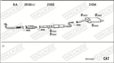 Изпускателна система WALKER RV41607