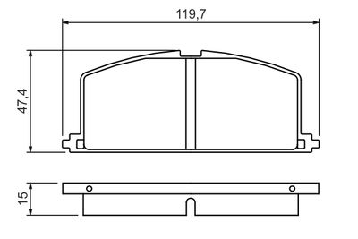 SET PLACUTE FRANA FRANA DISC BOSCH 0986468701 4