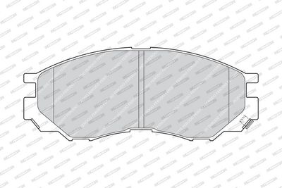 SET PLACUTE FRANA FRANA DISC FERODO FDB1422 1