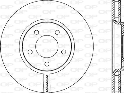 OPEN PARTS BDR1981.20 Тормозные диски  для CHRYSLER VOYAGER (Крайслер Воягер)