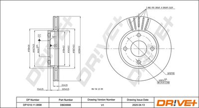DISC FRANA DR!VE+ DP1010110698 2