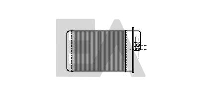 Теплообменник, отопление салона EACLIMA 45C67001 для SEAT MALAGA